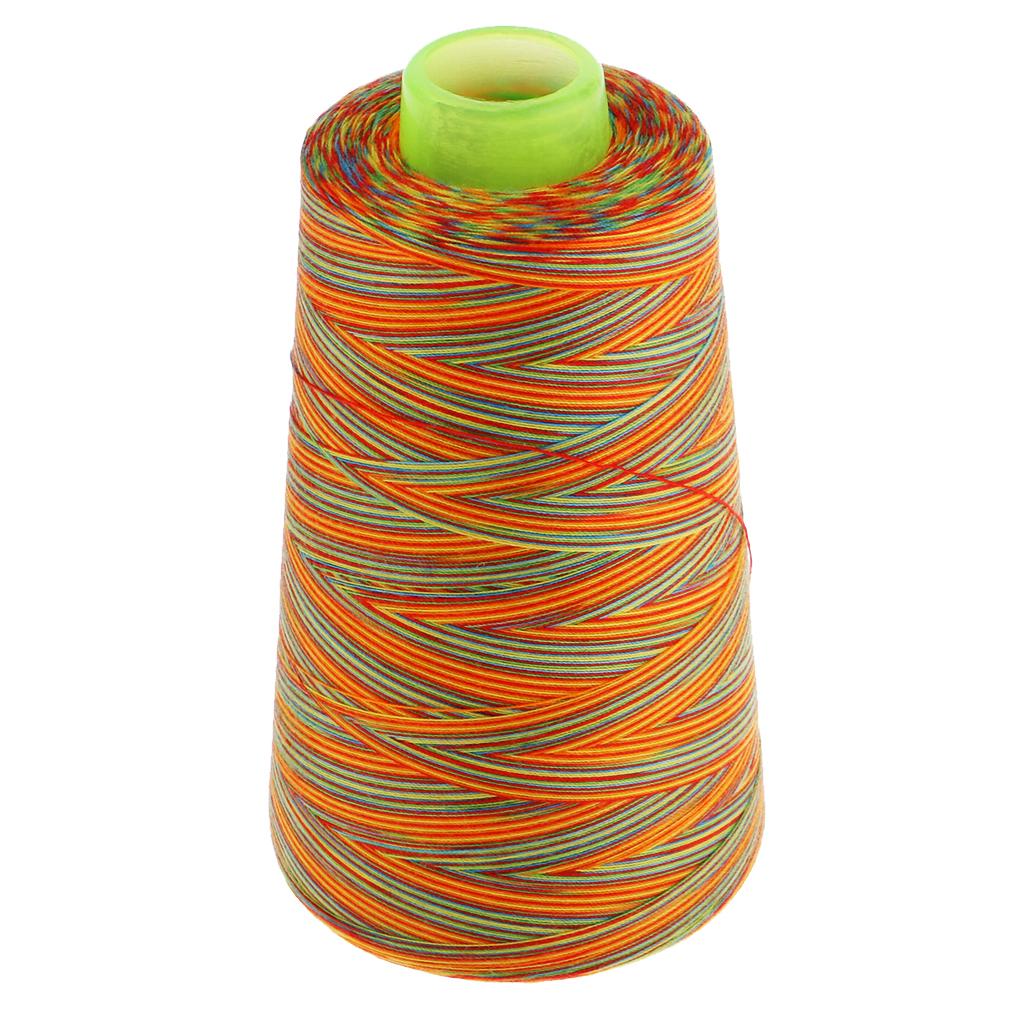 1 Spool Rainbow Polyester Sewing Machine Sewing Thread All-Purpose Type 1