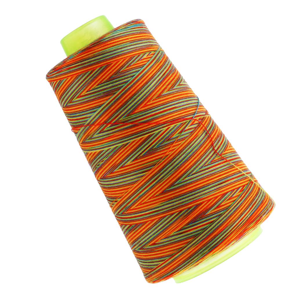 1 Spool Rainbow Polyester Sewing Machine Sewing Thread All-Purpose Type 1