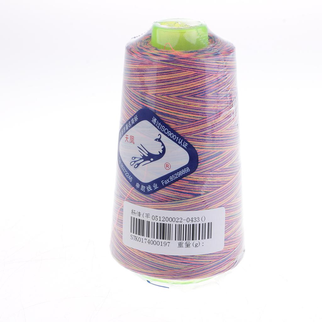1 Spool Rainbow Polyester Sewing Machine Sewing Thread All-Purpose Type 5