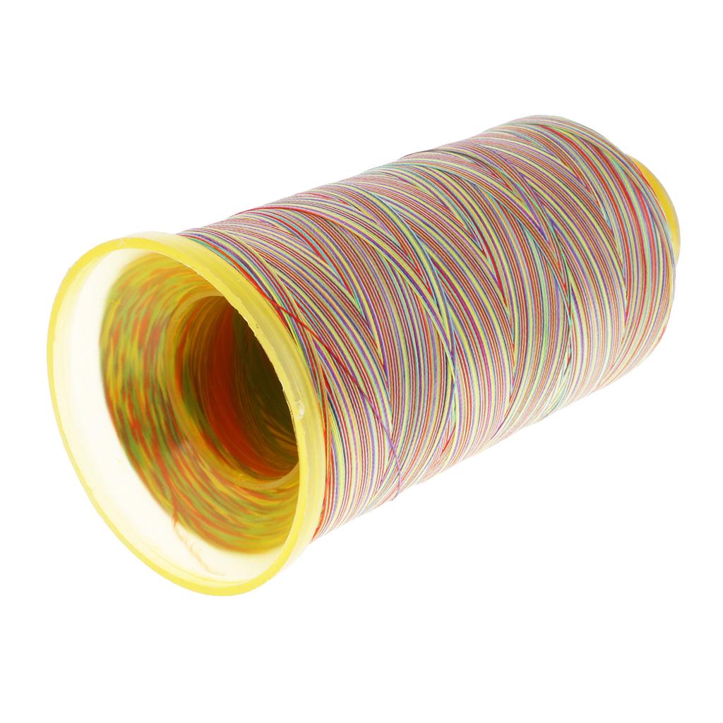 150D Strong Rainbow Polyester Sewing Thread Spool For Shoes Clothes Repair 6