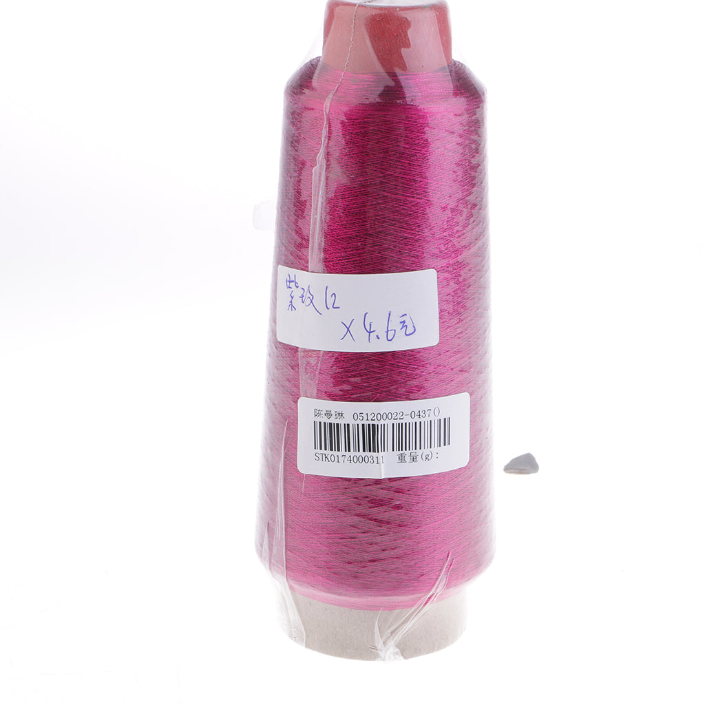 Metallic Machine Embroidery Threads For Computer Cross-stitch Rose Red
