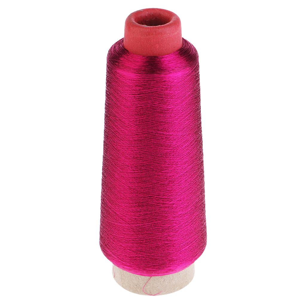 Metallic Machine Embroidery Threads For Computer Cross-stitch Rose Red