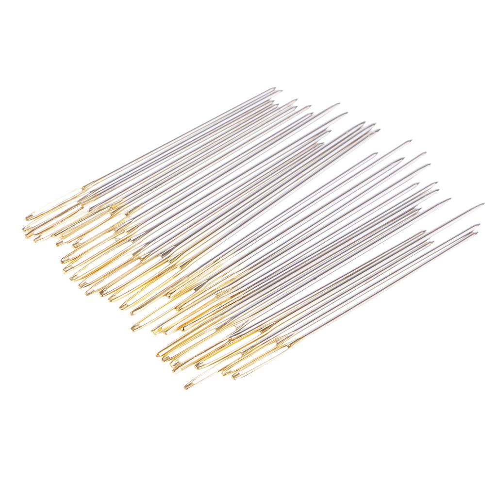 300Pcs Cross Stitch Needles Hand Embroidery Needle Large Eye Size 22 24 26