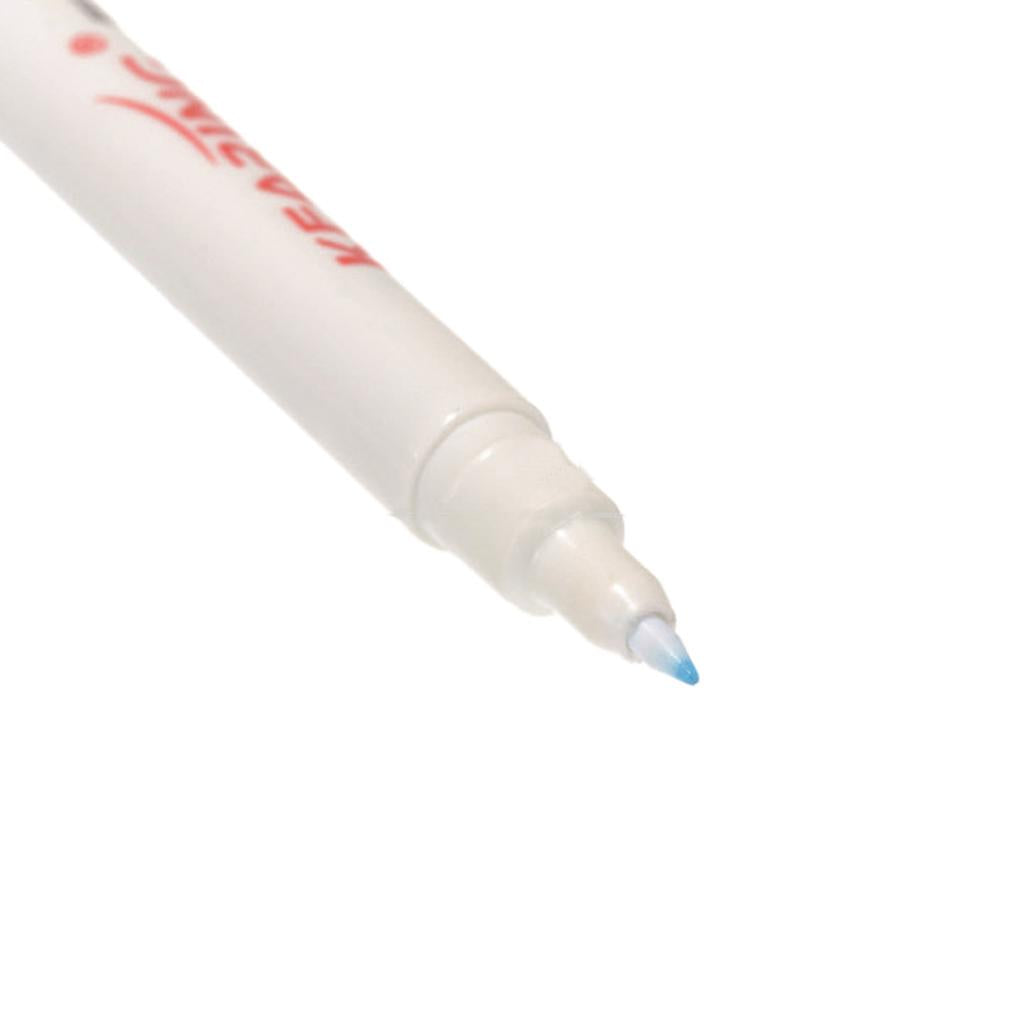 1pc 0.8mm Water Erasable Soluble Pen Vanishing Pen for Fabric Marking Blue