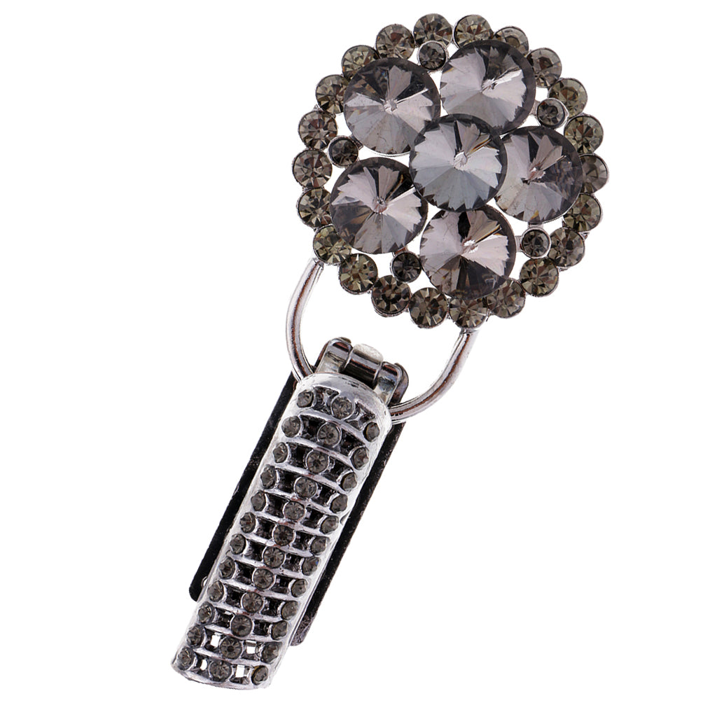 Crystal Rhinestone Buttons Duck-mouth/Duckbill Buckle for Coat Clothes Decor
