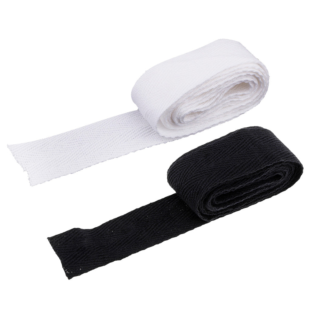 1.2M Sewing Cotton Binding Tape Bias Webbing Strap Ribbon Craft 25mm White