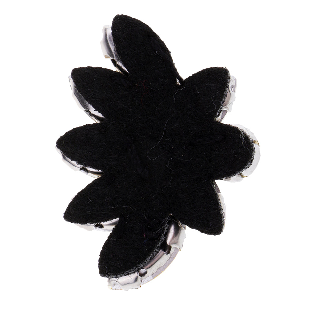 Buttterfly Glass Rhinestone Beaded Patch Applique for Clothing Sewing Yellow