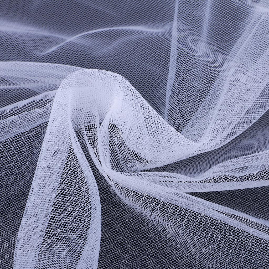 1 Yard Soft Tutu Fabric Mesh Net Tulle Wedding Bridal Dress Decor White
