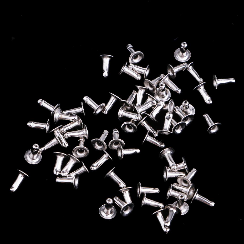 Pearls Rivets Studs for DIY Leather Bag Shoes Clothes Decor 10mm 60 Sets