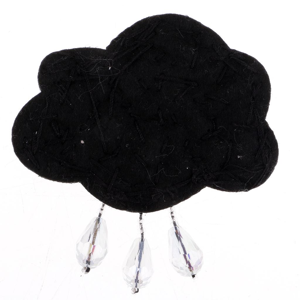 Clouds Glass Beaded Patches Sequins Decorative Applique Patch for Clothes