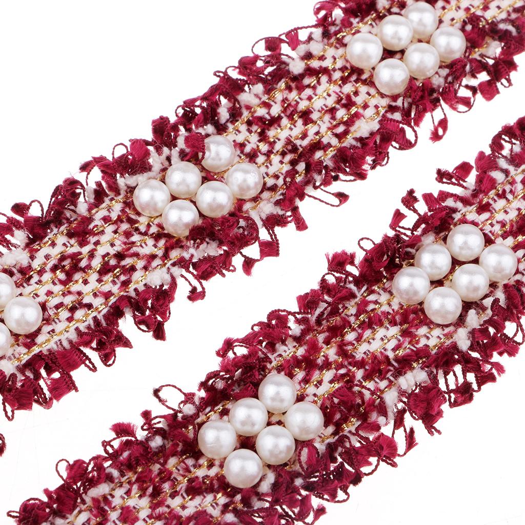 1 Yard Vintage Lace Ribbon Trim for Wedding Bridal Sewing Craft Purple