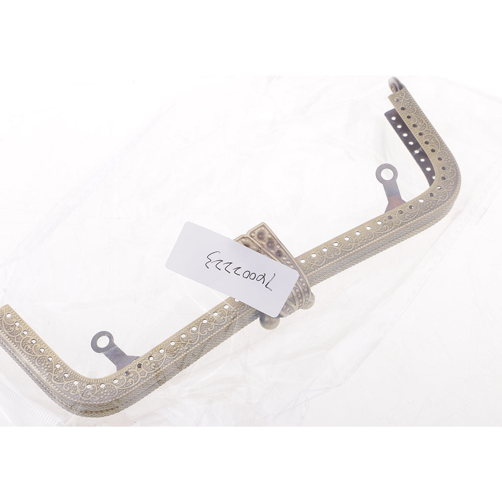 Metal Purse Clasp Frame Lock Handle DIY Bag Clasp Lock Accessories Bronze