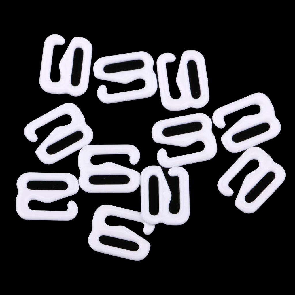 100Pcs Metal Bra Strap Adjuster Slider Hook 9 Lingerie Sewing Crafts 8mm