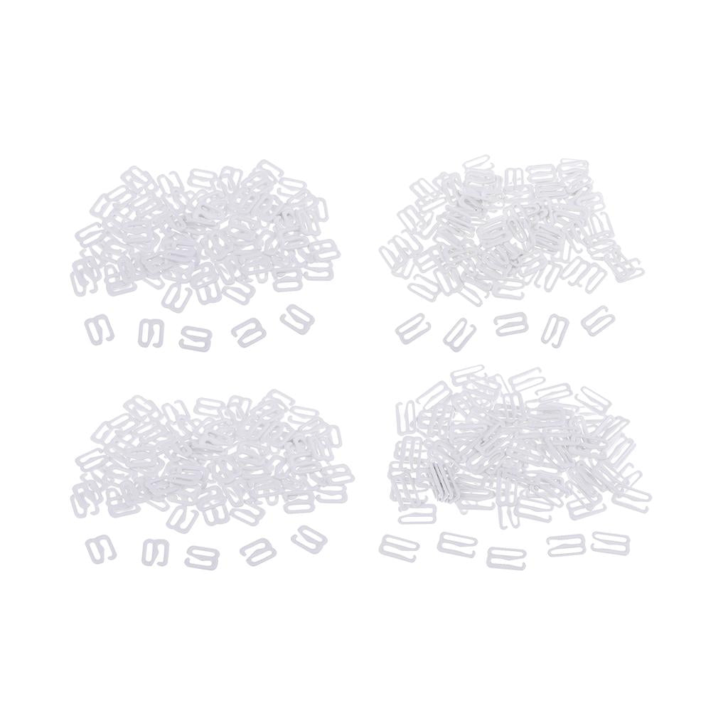 100Pcs Metal Bra Strap Adjuster Slider Hook 9 Lingerie Sewing Crafts 8mm