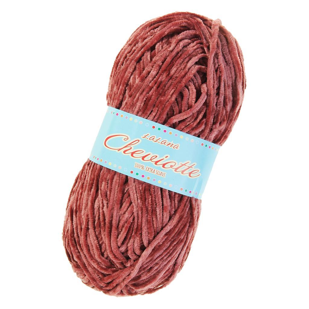 83g Soft Chenille Wool Yarn Velvet Thread for Sweater Scarf Hat Blankets 10#