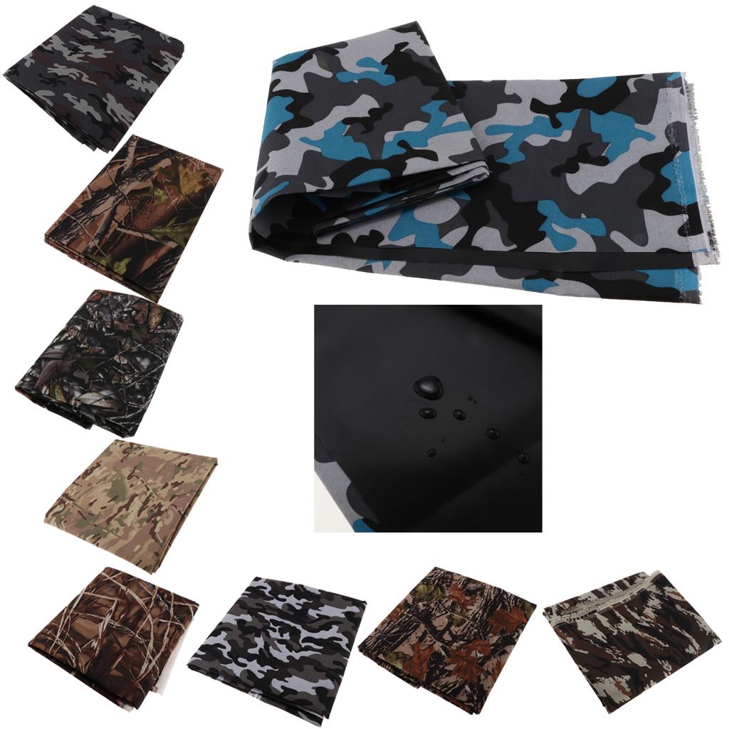 600D Camo Printed Polyester Waterproof Outdoor Canvas Fabric 1 Meter 1#