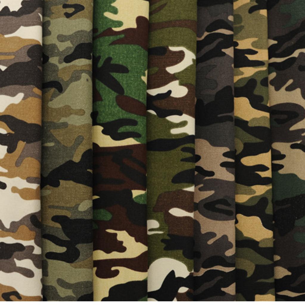 600D Camo Printed Polyester Waterproof Outdoor Canvas Fabric 1 Meter 1#