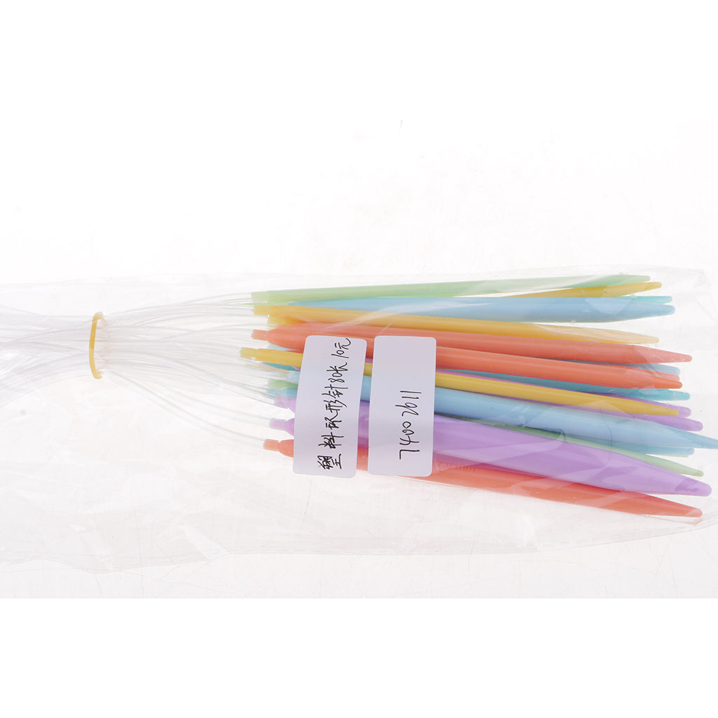 12 Sizes Plastic Circular Knitting Needles Set with Tube 3.5mm-12mm 80cm