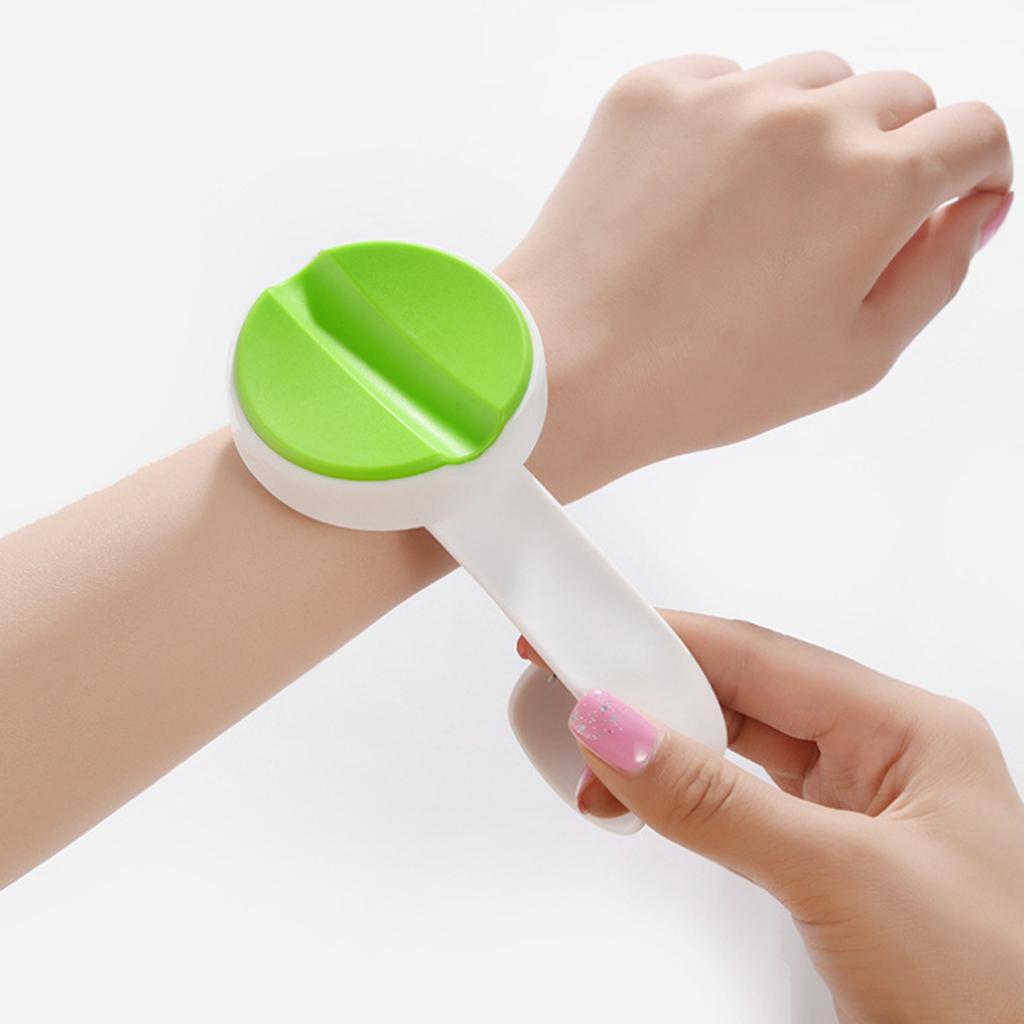 1pc Wrist Magnetic Needle Box for Home Factory Sewing Useful Gadget Green