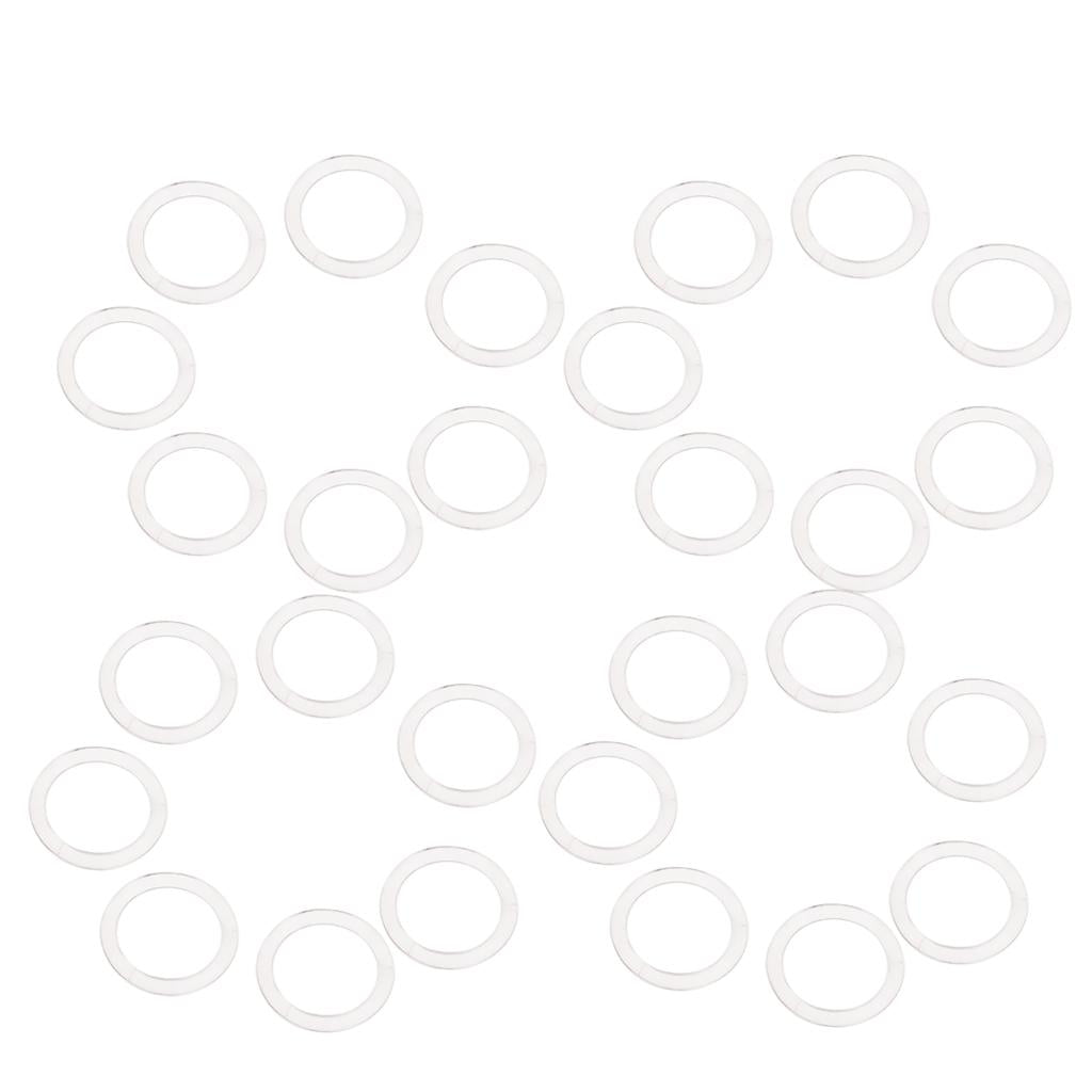 100pcs Nylon Lingerie Hardware Sewing Clip Hook Eye 15mm for Bra Strap Claer