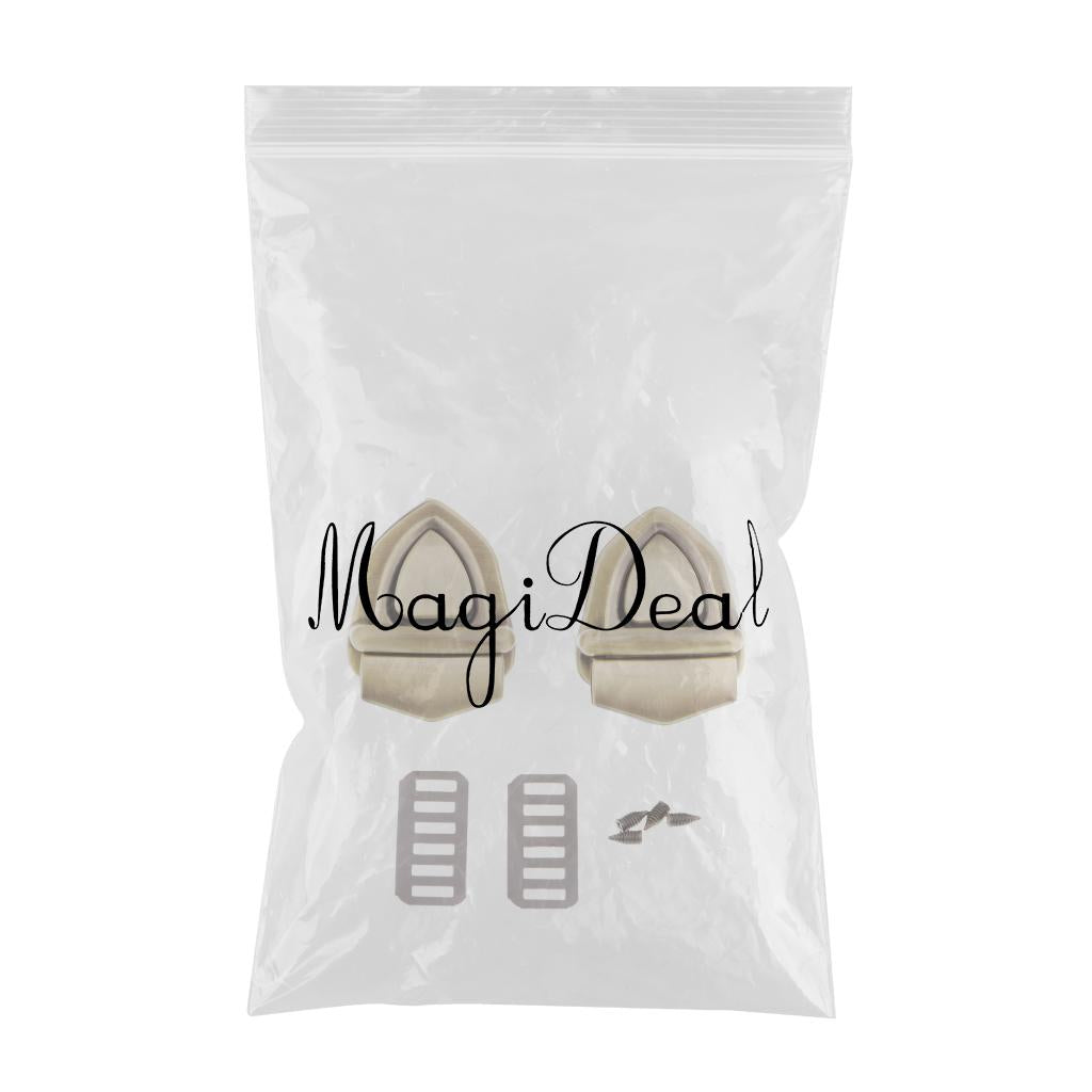 Bag Closure Catch Tuck Lock Clasp Fasteners for LeatherCraft Bronze Triangle
