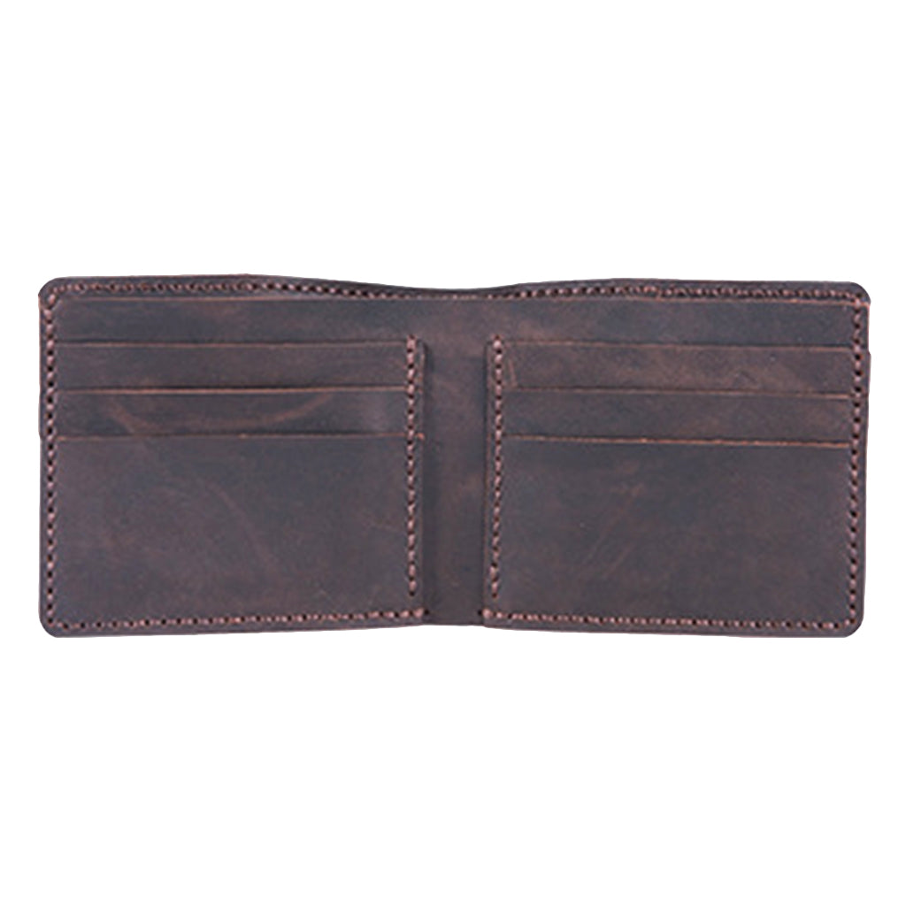 DIY Leather Purse Kit Leather Blanks Set for Making Bifold Wallet Coffee