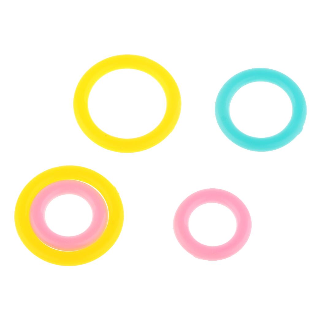 600Pcs Colorful Plastic Knitting Stitch Markers Ring Knitters Tools