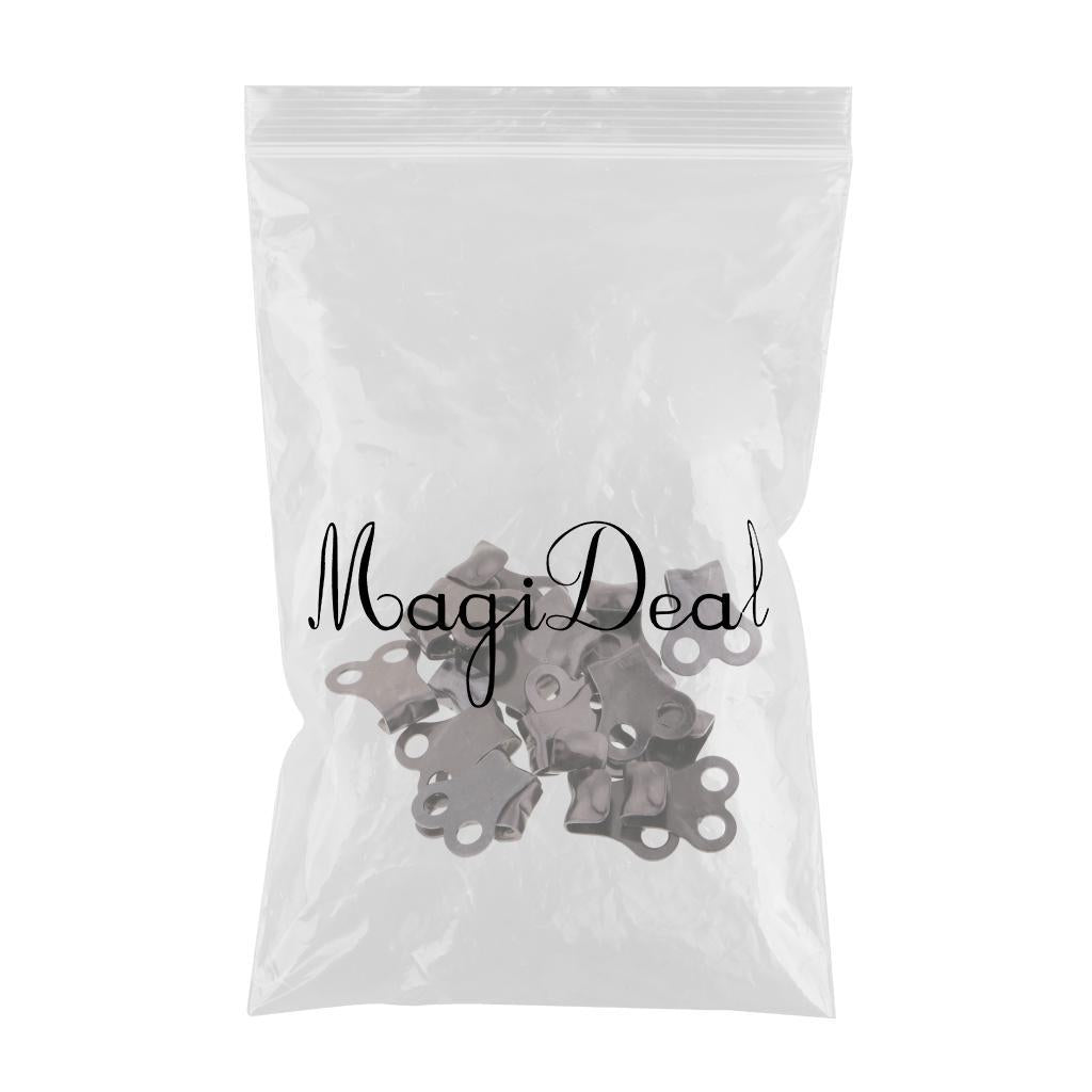 20pcs Boot Lace Hooks Lace Fittings Camp Hike Climbing Repair Buckles Hooks