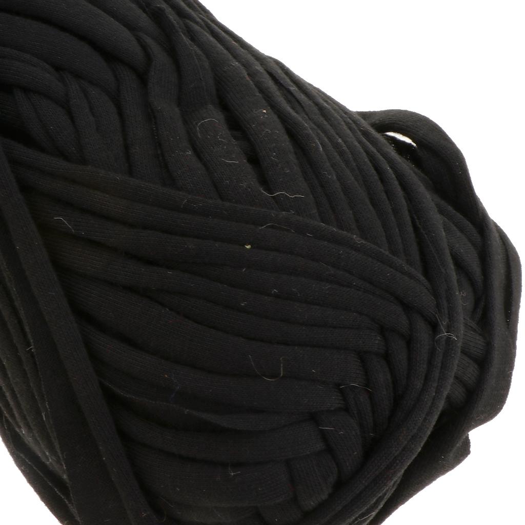 One Roll Cloth Hand-Woven Yarn Round Cloth Coarse Line for DIY Bag Basket 19