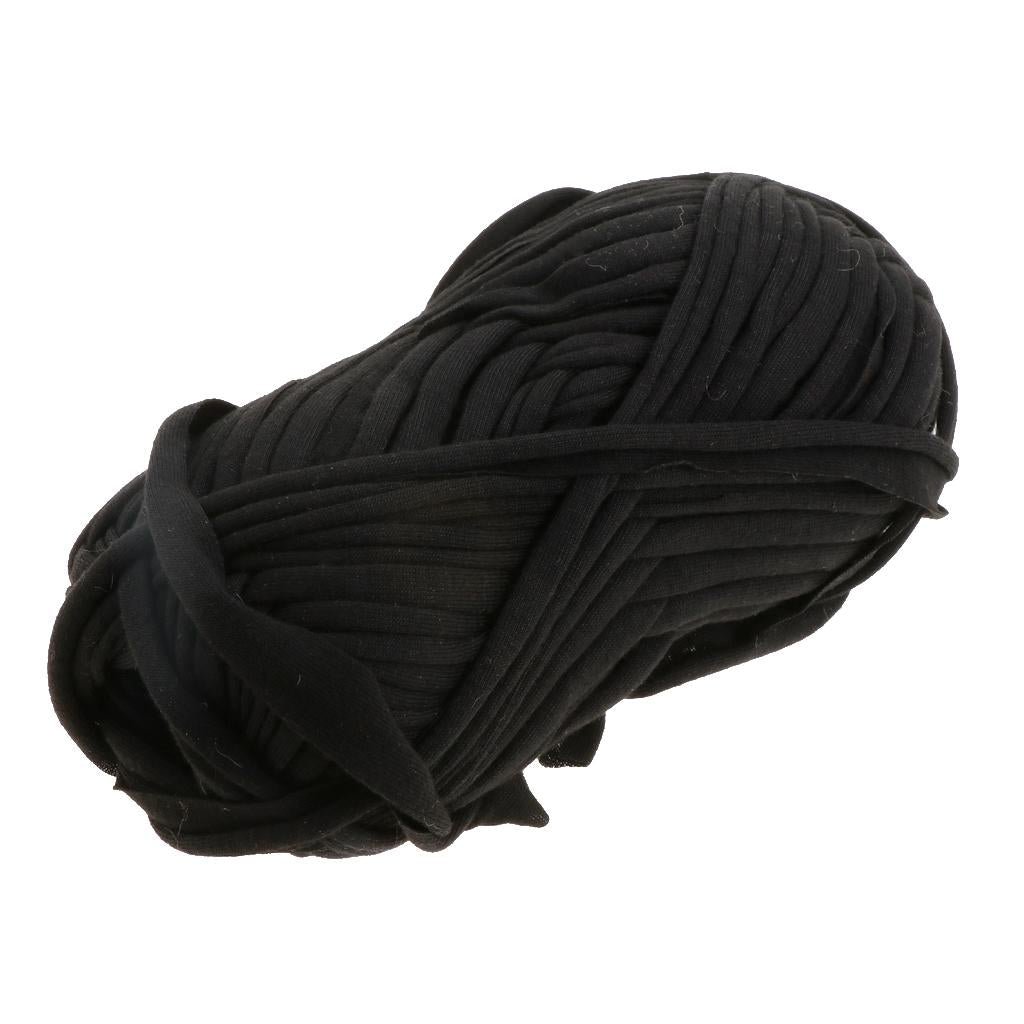 One Roll Cloth Hand-Woven Yarn Round Cloth Coarse Line for DIY Bag Basket 19