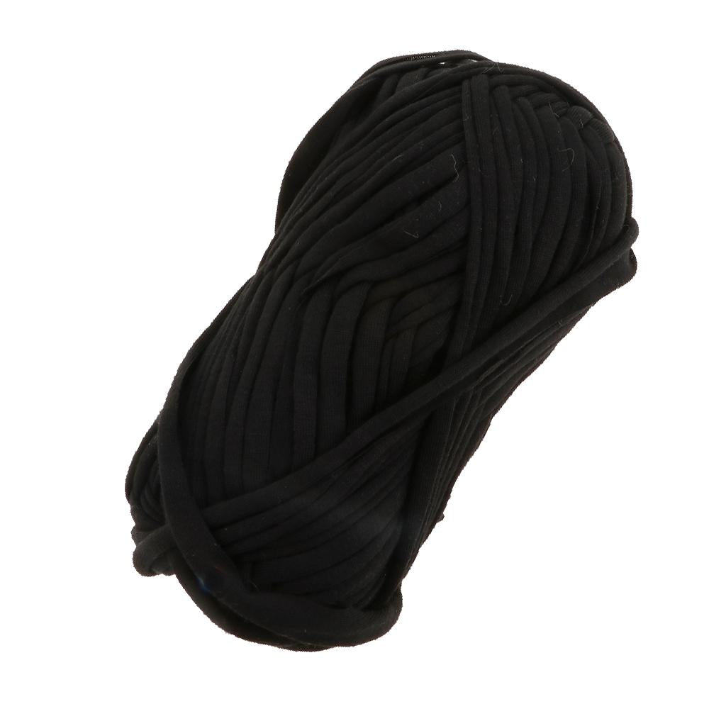 One Roll Cloth Hand-Woven Yarn Round Cloth Coarse Line for DIY Bag Basket 19
