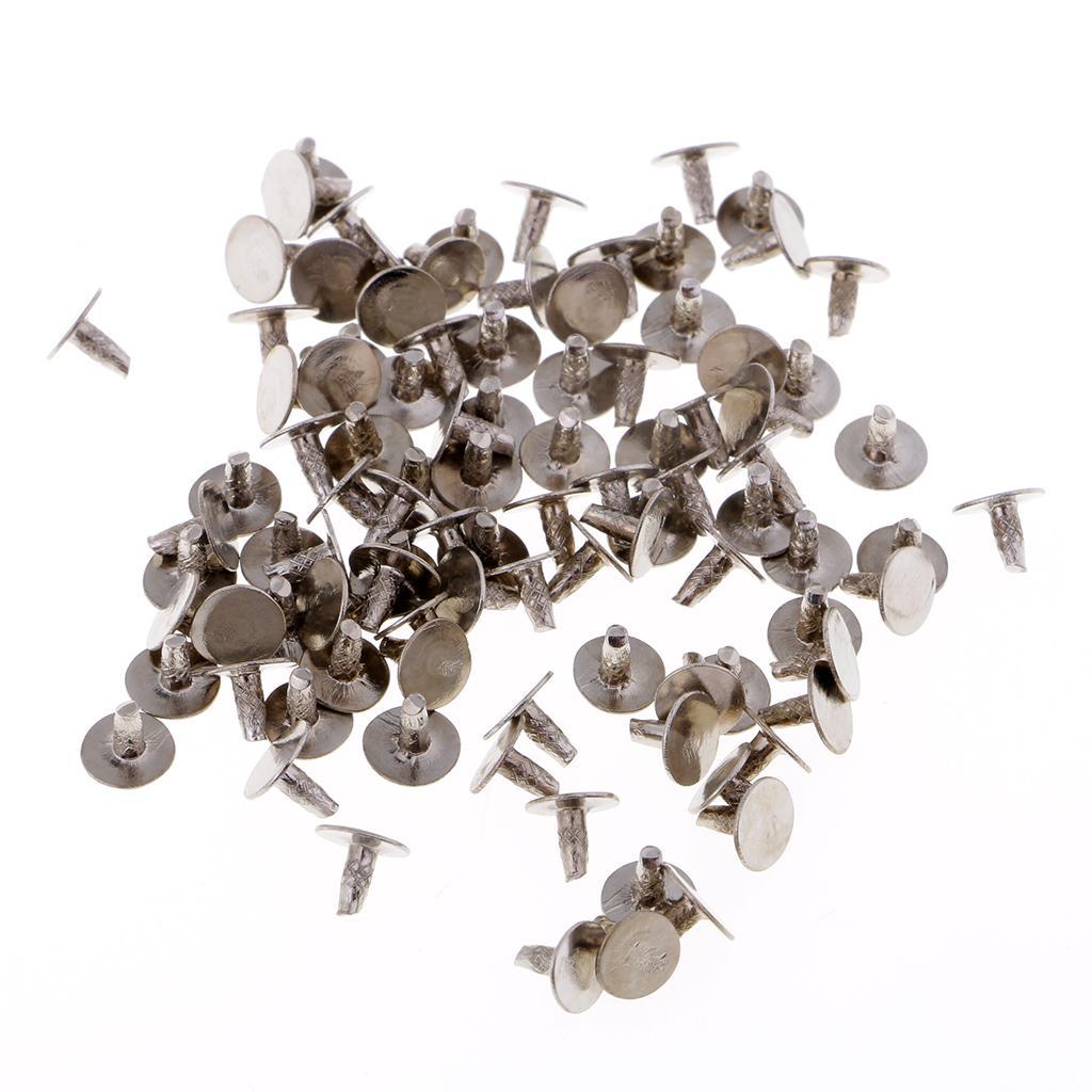 100 Set Plastic Star Press Studs Rivets Snap Fasteners for Leather Craft 9mm