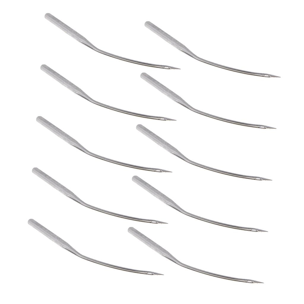 30Pcs Portable Silver Metal Blindstitch Sewing Machine Needles LW*6T