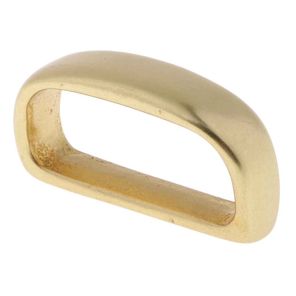 1 Piece Brass Belt Loop Keeper 3 Sizes for Leathercraft  Accessories 30 mm