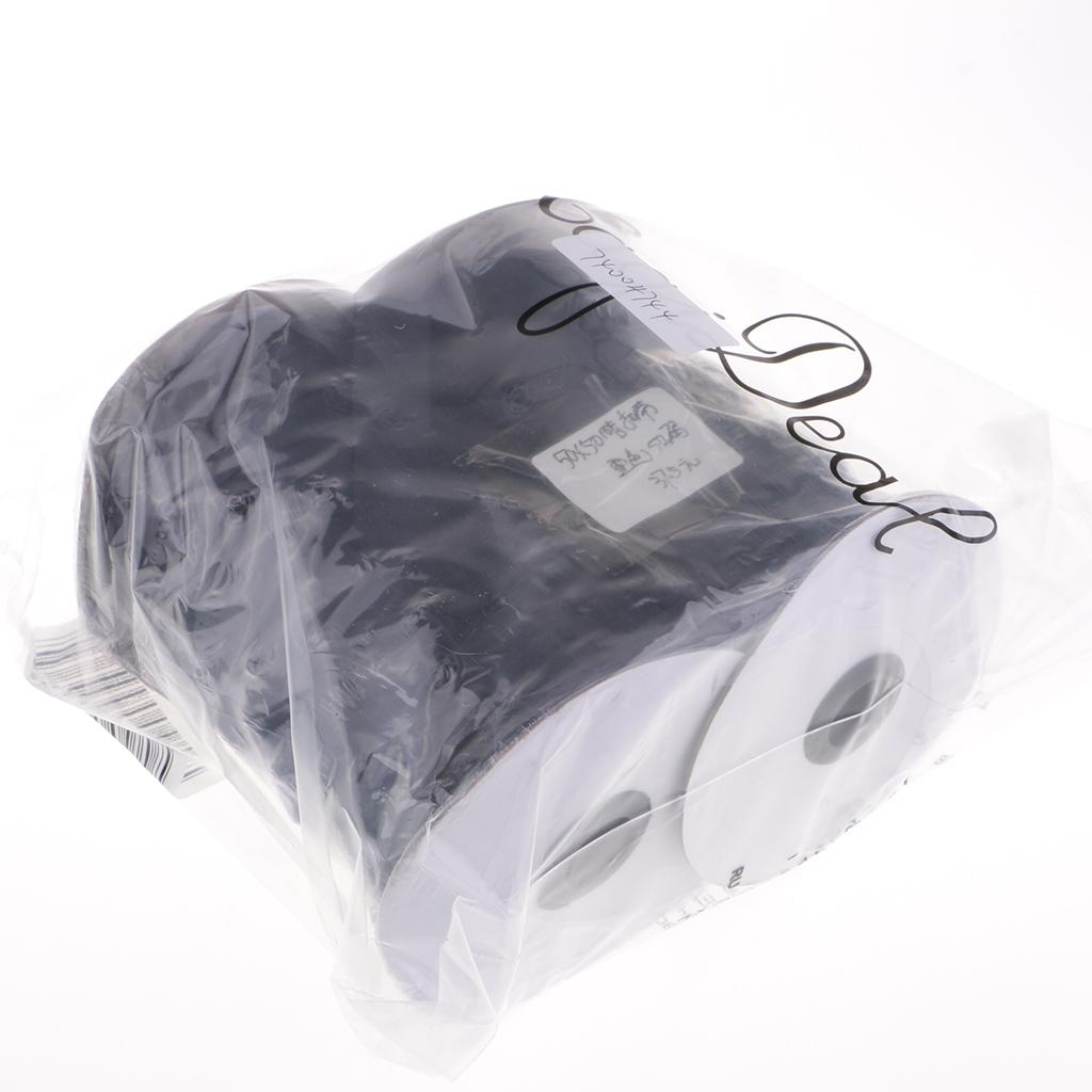 2 Roll Plastic Snap Fastener Tape for Duvet Covers/Cushions/Fabric Use Black