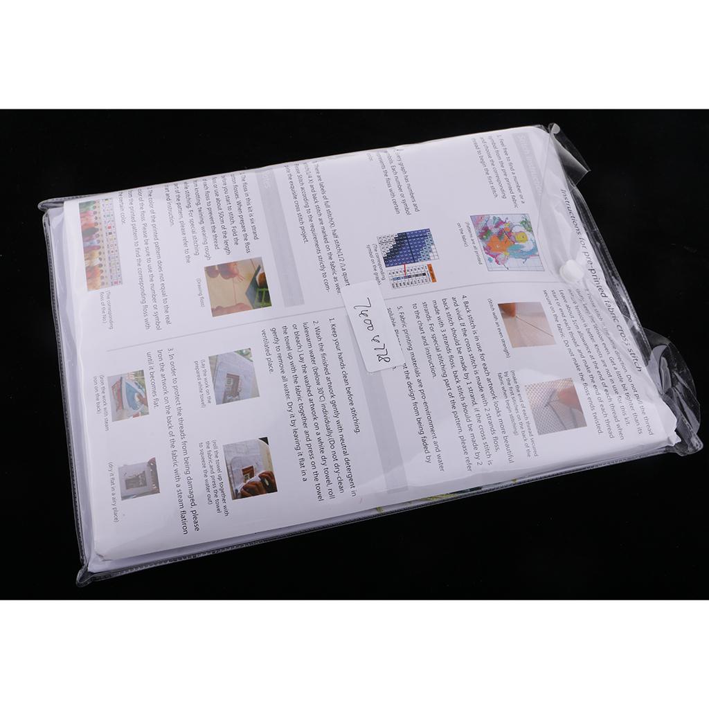 The Art of Hummingbirds Stamped Cross Stitch Kit DIY Needlework 11CT 65x64cm