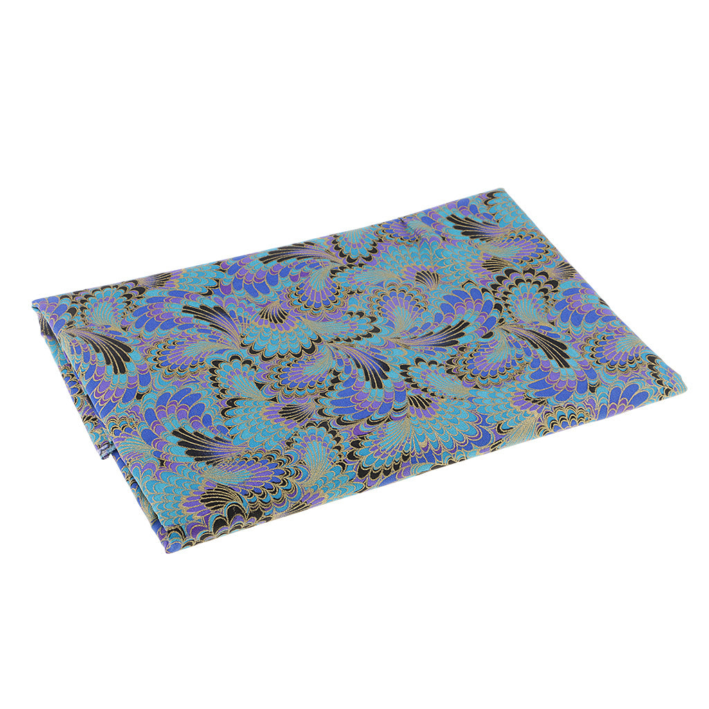 1 Piece Peacock Tail Pattern Cotton Fabric for Sewing Accessories 1 Meter