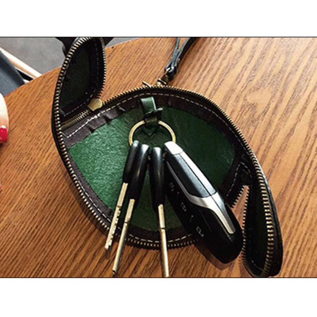 4Pcs LeatherCraft Acrylic Stencil Template Key Coin Purse Bag Wallet Pattern