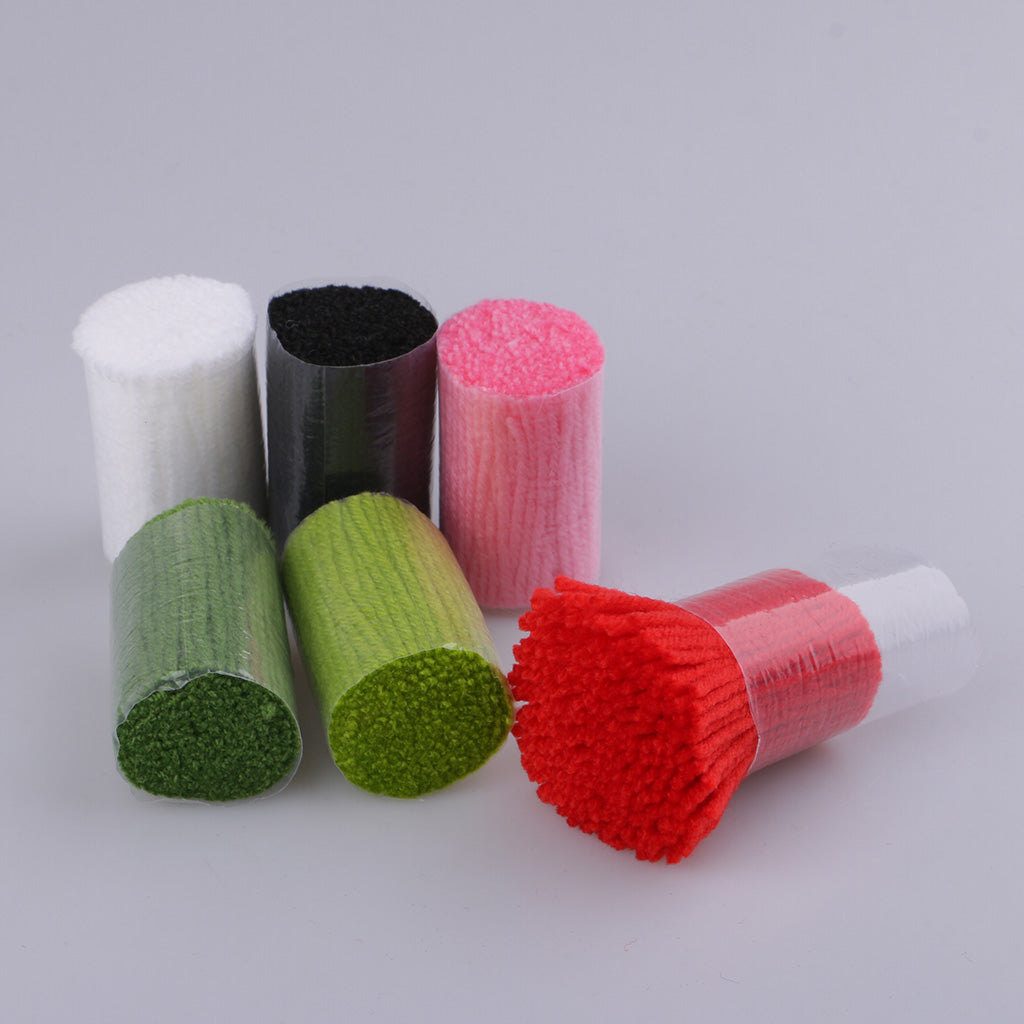 Latch Hook Kit DIY Cushion Cover Rug Carpet Making Embroidery Kit Multicolor
