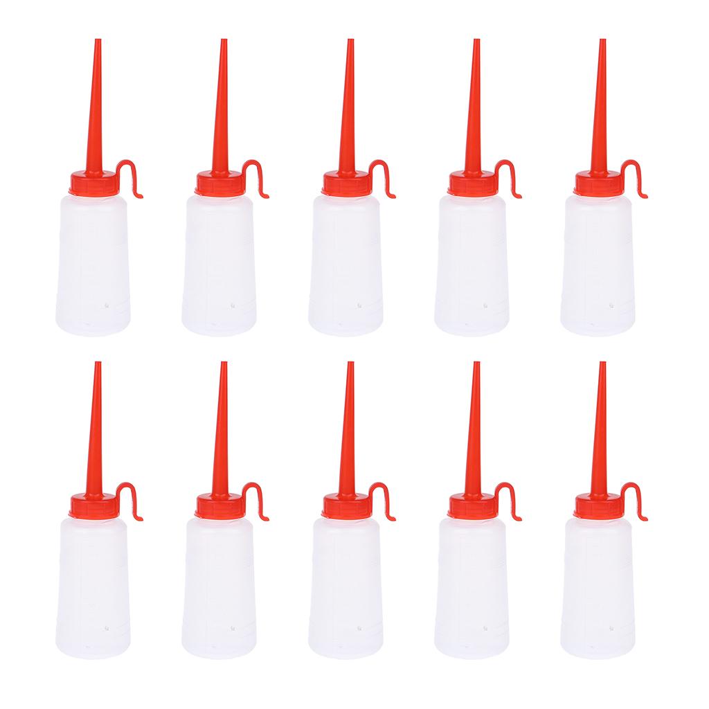 10 Pieces Red Sewing Machine Oiler Oil Can for Sewing Machine Power Tools