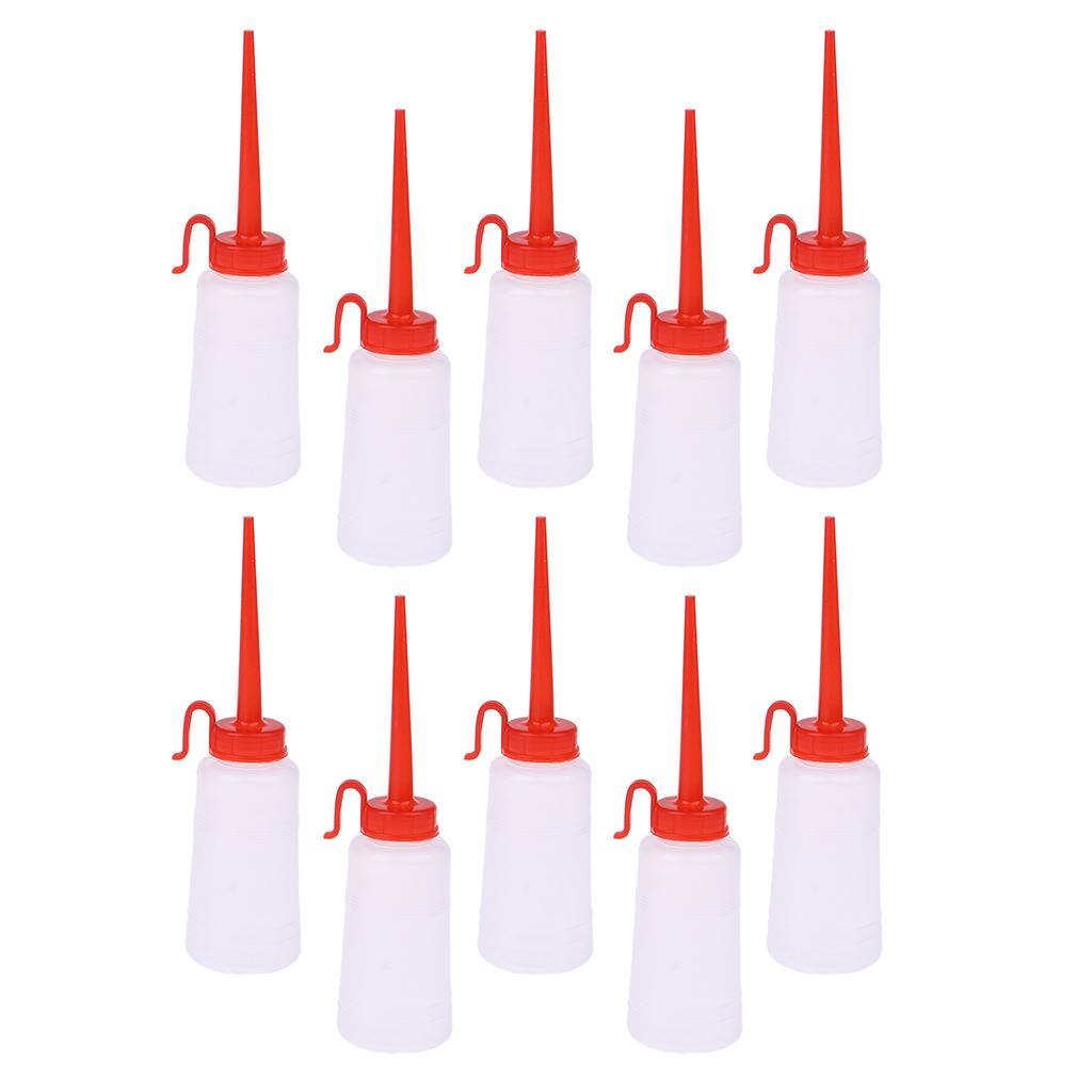 10 Pieces Red Sewing Machine Oiler Oil Can for Sewing Machine Power Tools