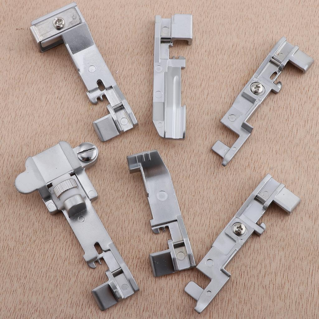 6 Pieces Presser Foot Set Multi-Function Sewing Machines Part for Singer 14U