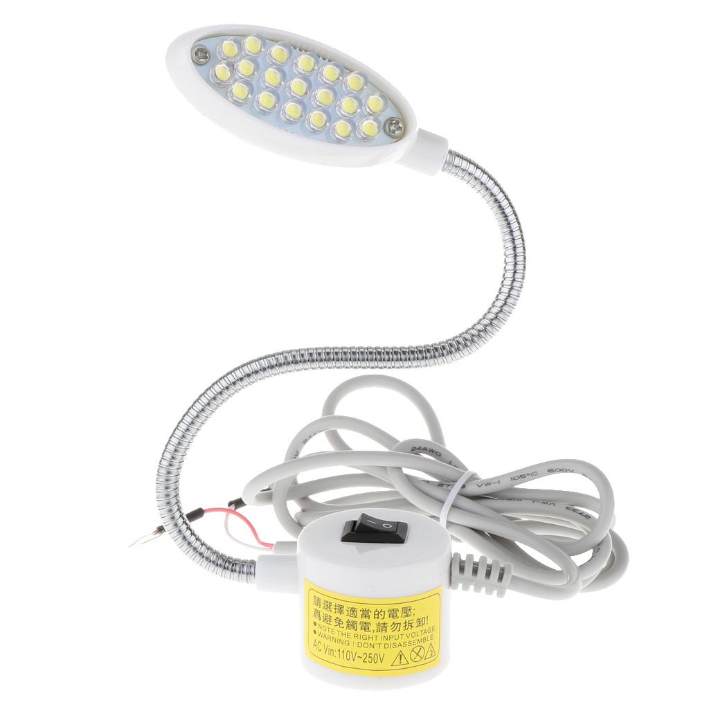 220V Sewing Lamp Led Adjustable Sewing Machine Parts Attachments 19 Leds