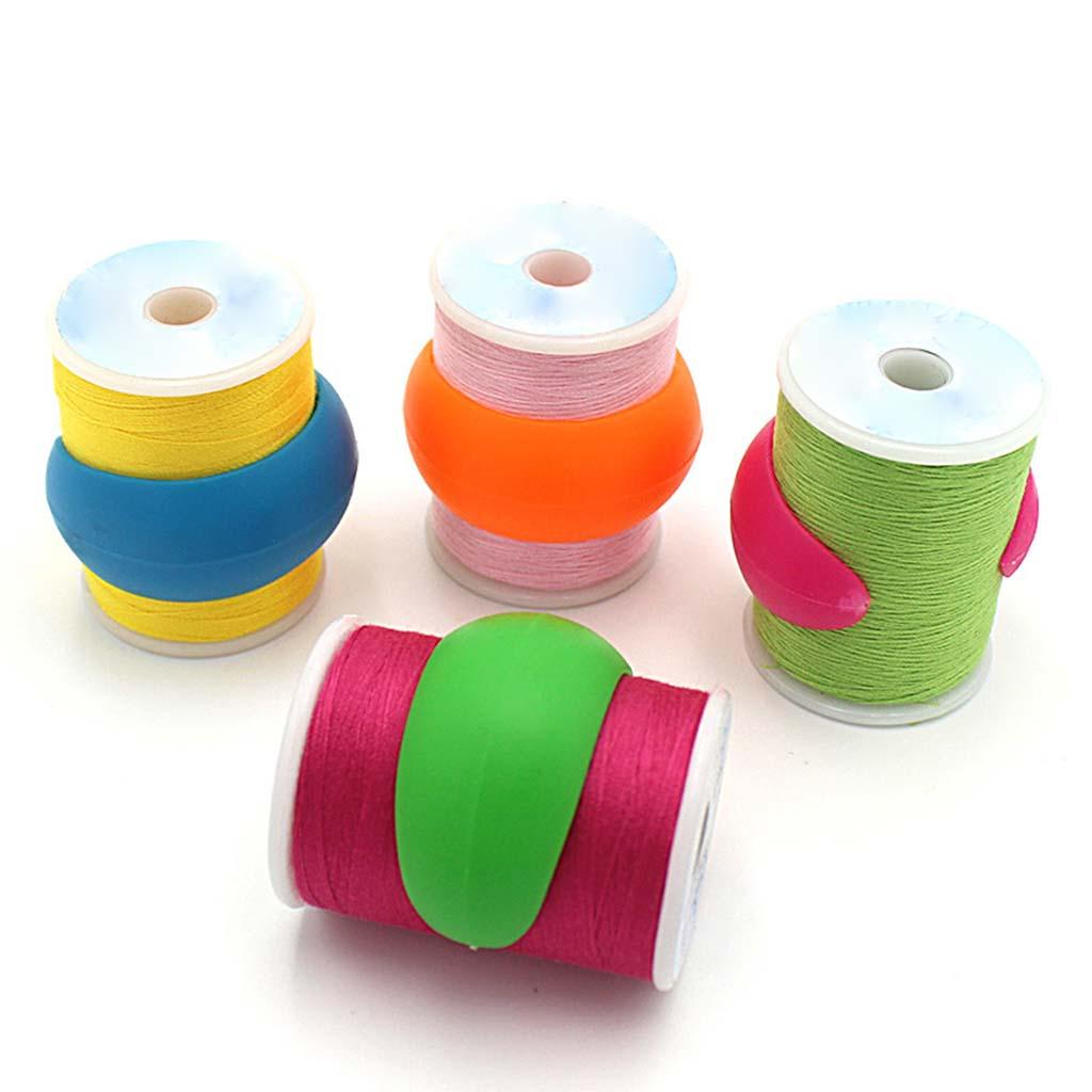 12Pcs Silicone Thread Spool Huggers for Tailor Sewing Machine Accessories