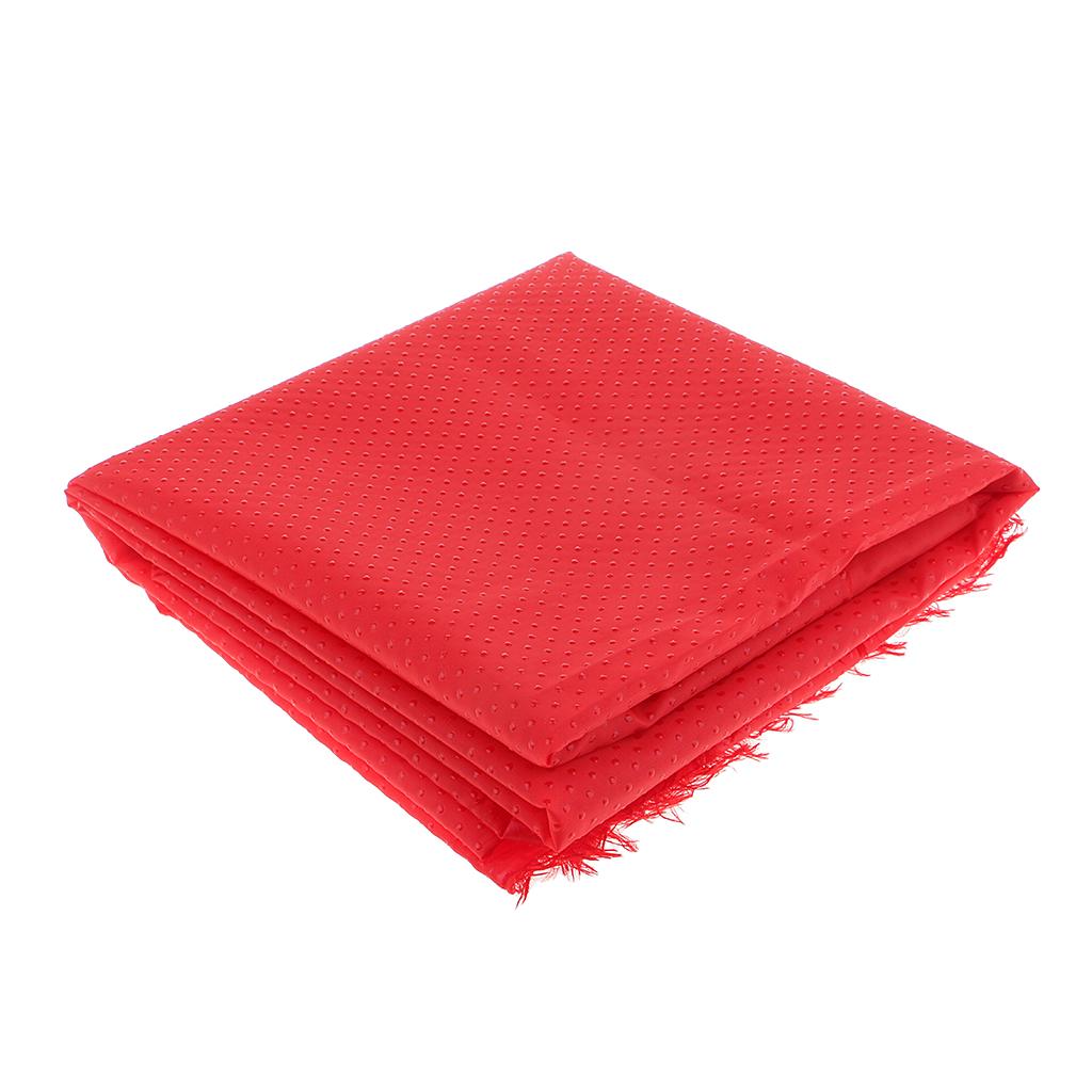 1 Meter Non Slip Fabric Rubber Sewing Cloth Material Home Craft Red