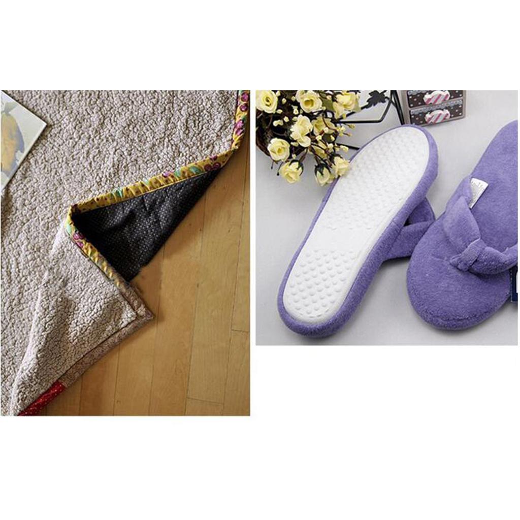 100x150cm Antislip Vinyl Non Slip Fabric Nonskid Rubber Fabric Brown