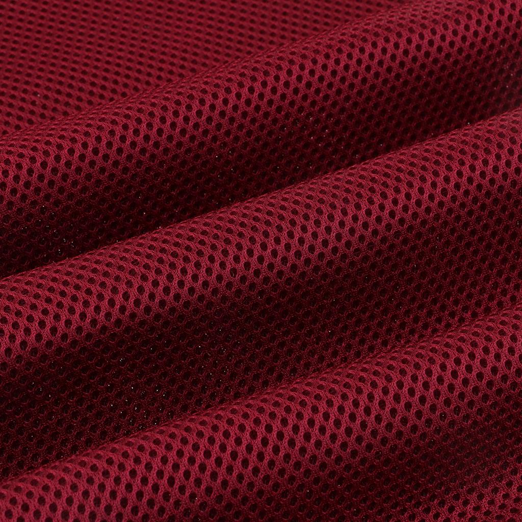 1 Yard Polyester Mesh Fabric Three Layers Net Fabric Cloth Outdoor Wine Red