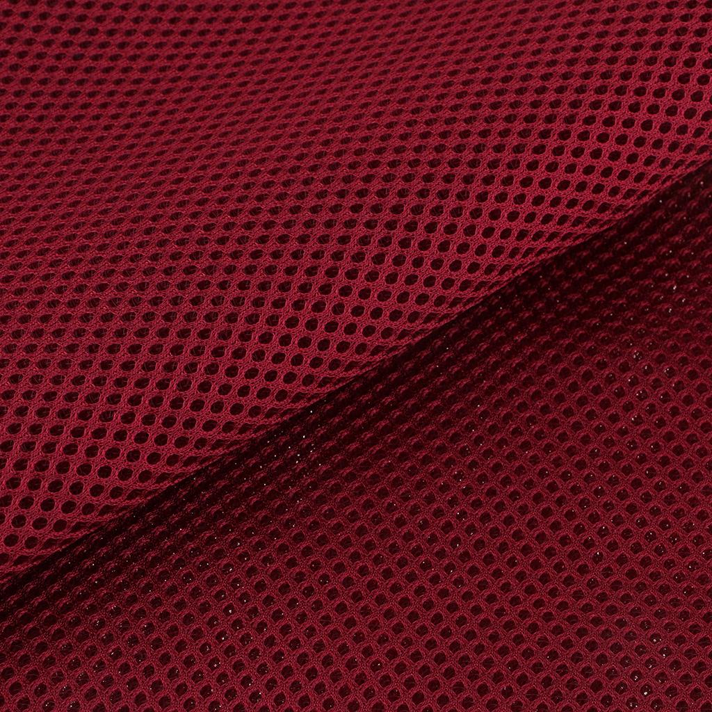 1 Yard Polyester Mesh Fabric Three Layers Net Fabric Cloth Outdoor Wine Red