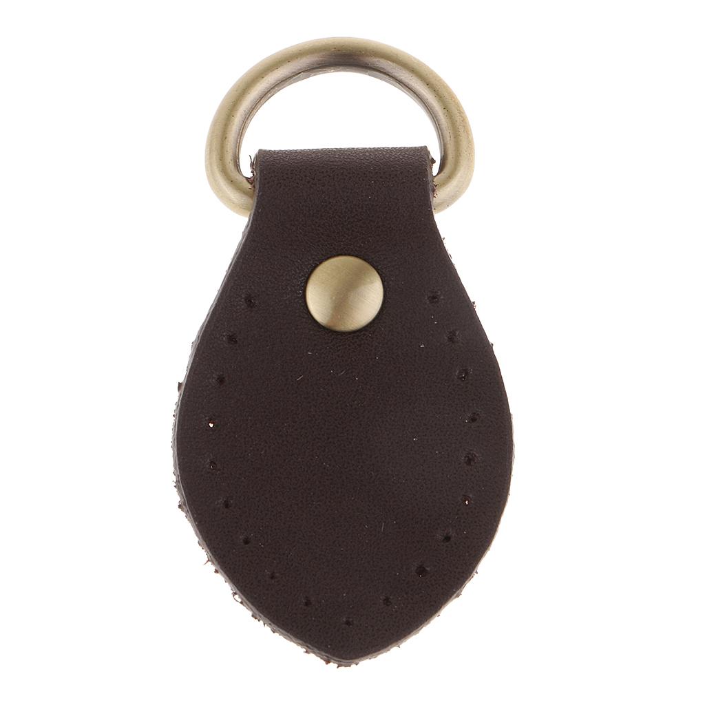 2pcs Sew on Leather Handle Snap Buckles DIY Bag Handbag Replacement Coffee
