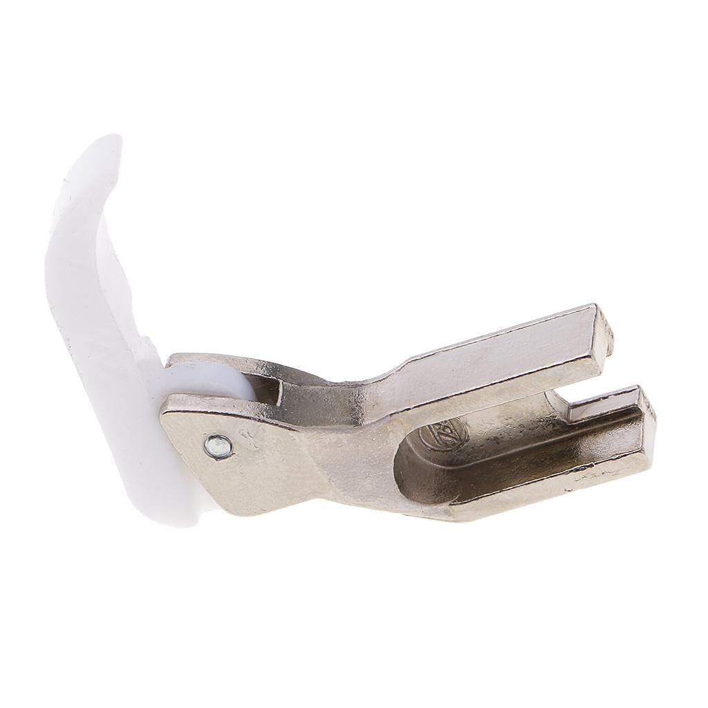 Sewing Narrow Zipper Foot With Plastic Bottom for Industrial Sewing Machines